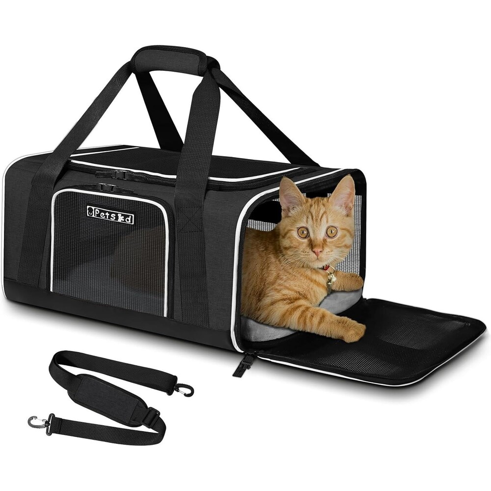 Petskd Pet Carrier 17x12x8.5 JetBlue Allegiant Airline Approved,Pet Travel NEW